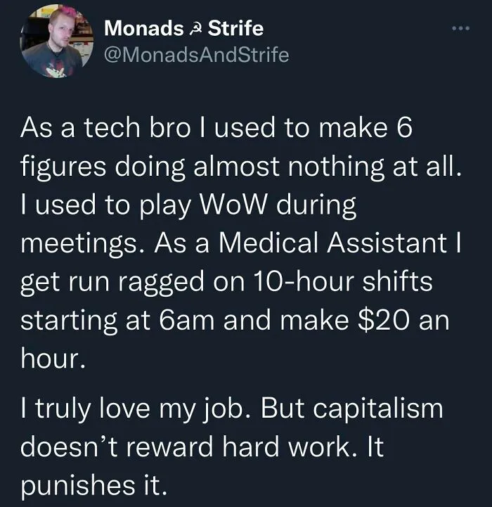Capitalism Doesn’t Reward Hard Work. It Punishes It