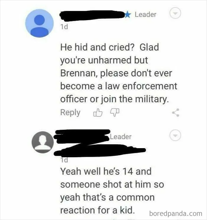 Fourteen Year Old Kid Cries After Getting Shot At, What A Wimp