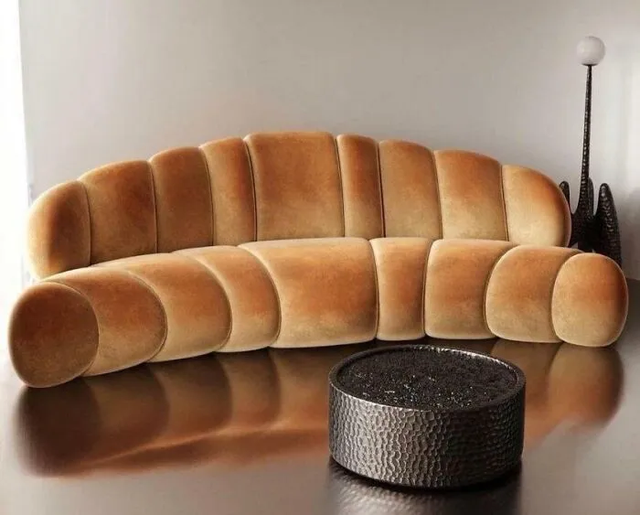 I Must Aquire This Croissant Couch
