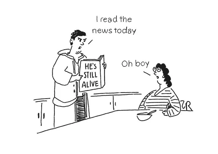 From Absurd Observations To Dark Punchlines, These 52 Single-Panel Cartoons By This Artist Have It All