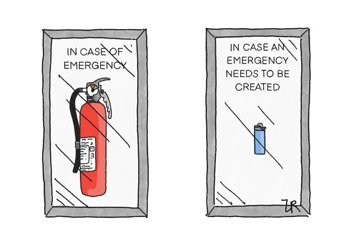 From Absurd Observations To Dark Punchlines, These 52 Single-Panel Cartoons By This Artist Have It All