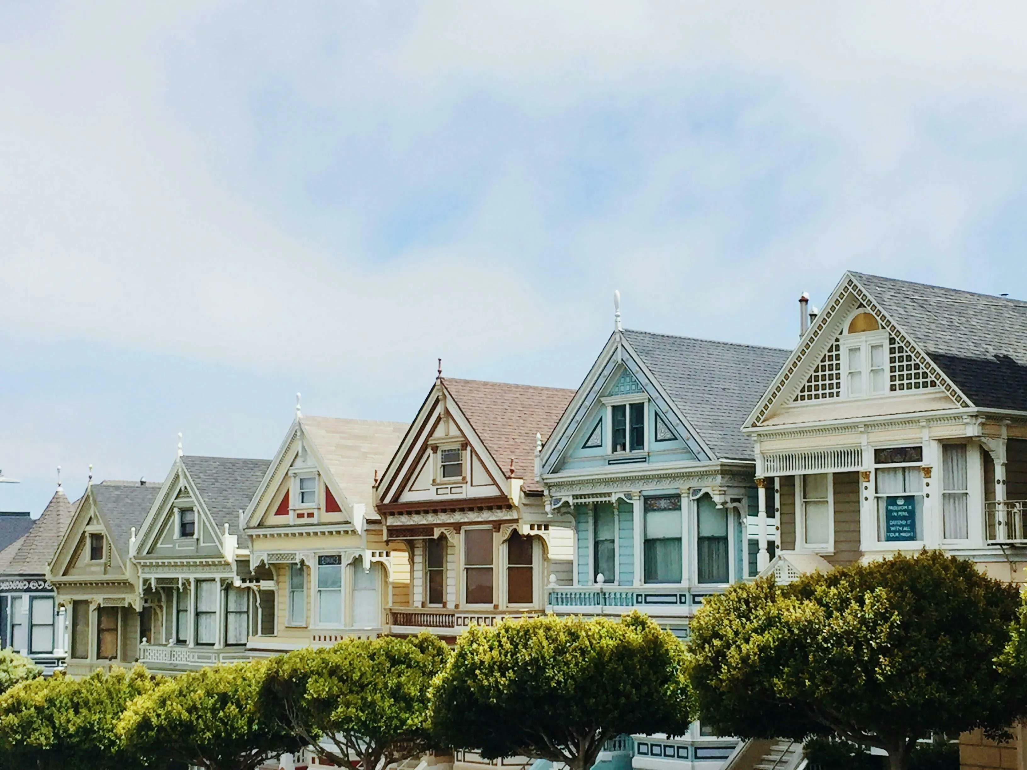 A row of colorful Victorian houses, the Painted Ladies, in San Francisco. Find your dream home, reflecting your true nature.