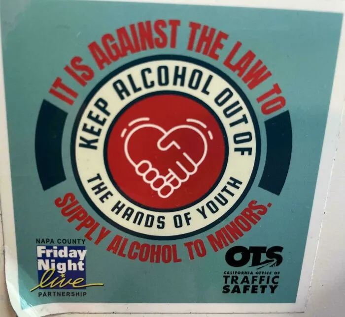 It Is Against The Law To Keep Alcohol Out Of The Hands Of Youth - Supply Alcohol To Minors