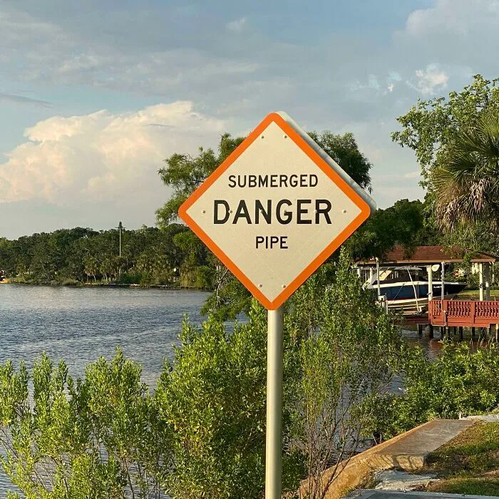 The Danger Pipe Is Submerged