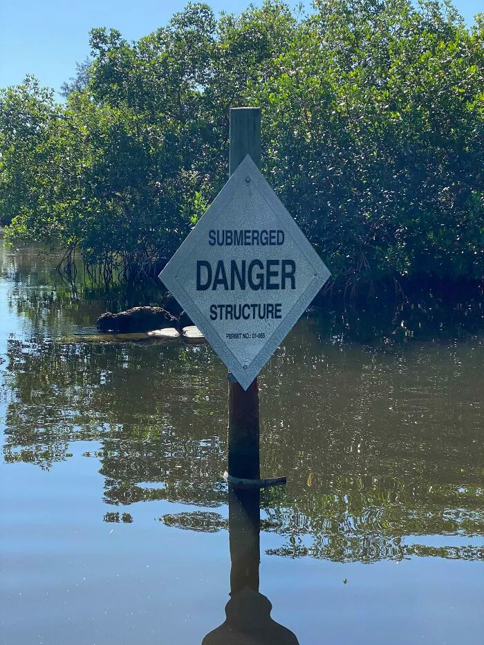 Submerged Danger Structure!