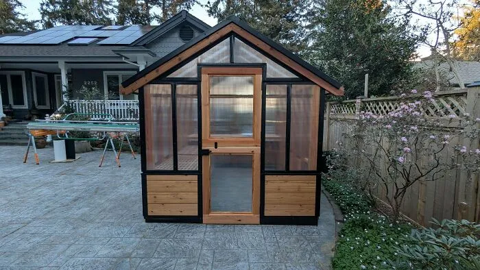 Cedar Greenhouse I Just Built