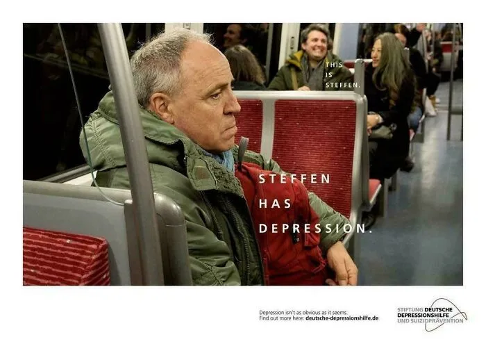 This Depression Awareness Ad (Look Closer)