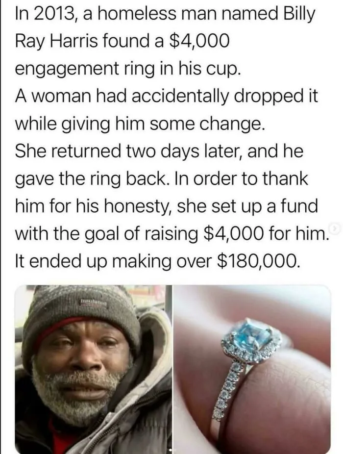 His Honesty Paid Off