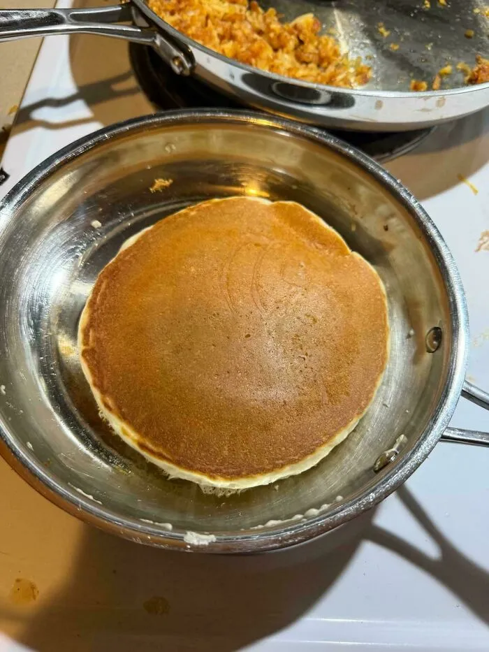 Accidentally Figured Out How To Make That Beautiful Diner Style Pancake