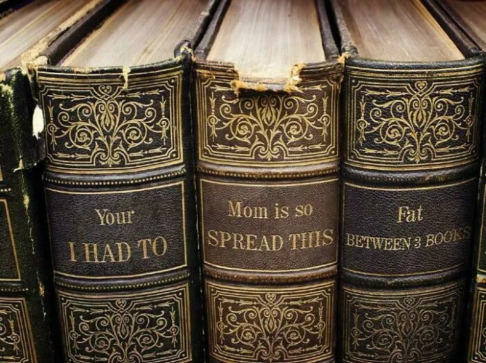 Your I Had To Mom Is So Spread This Fat Between 3 Books