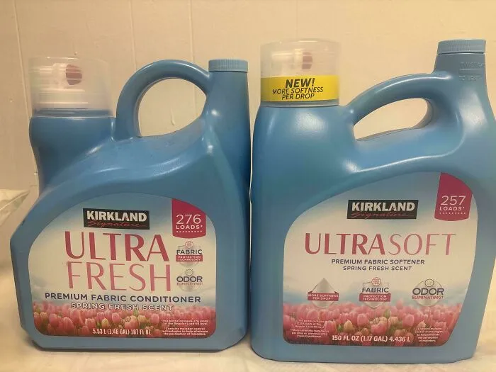 New! More Softness Per Drop, Almost A Half Gallon Less And Costco Keep's The Price The Same: $9.99