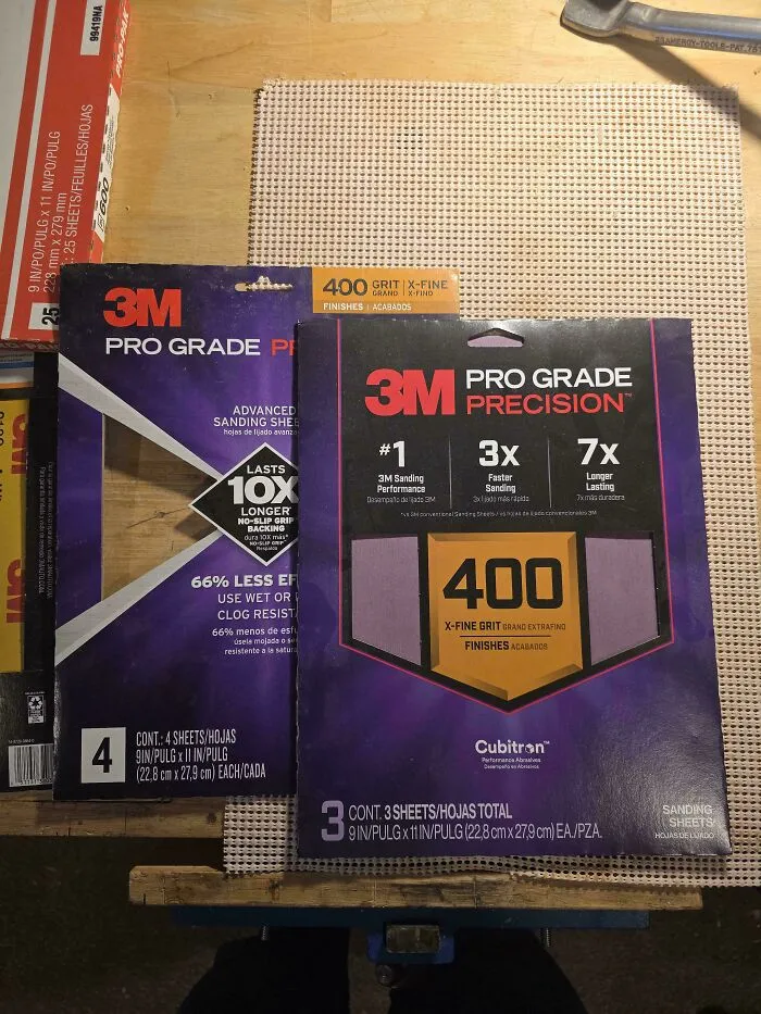 My New Pack Of Sandpaper Is Missing 25% Of Its Former Self