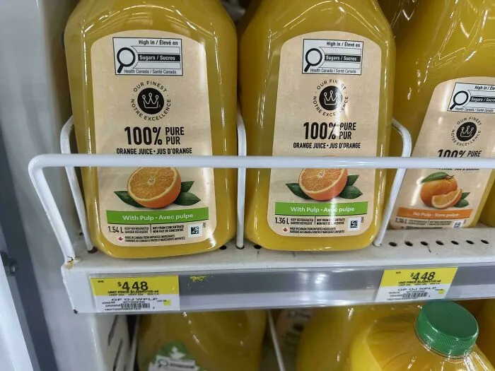 Found In The Wild, 12% Less Orange Juice