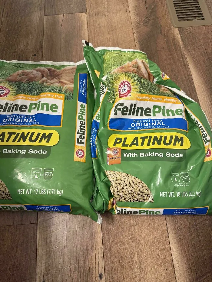 One Fewer Pound Of Cat Litter In The Same Size Bag