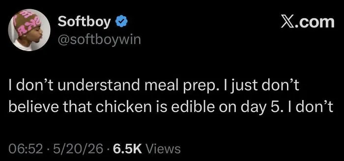 Plus Some People Get Bored Eating The Same Meals