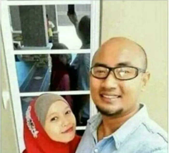 Mirror Showing Her Face