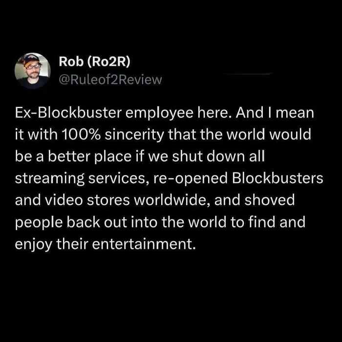 Opinion Of An Ex-Blockbuster Employee