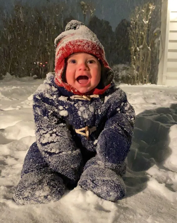 My Son’s First Time In The Snow