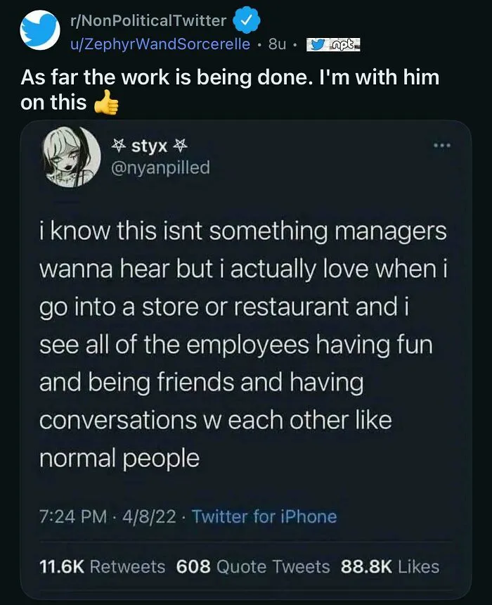 A Little Louder For The Managers In The Back!!