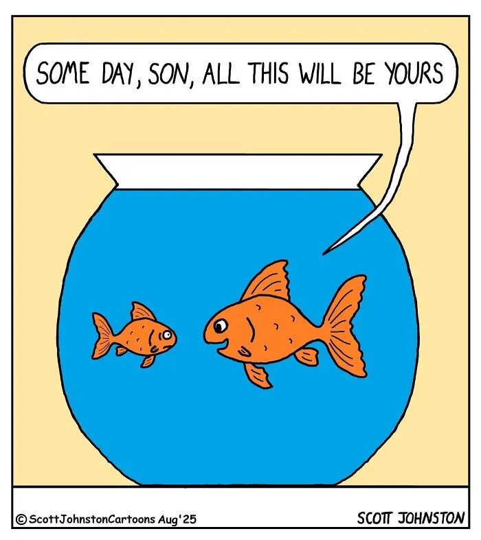 This Artist Creates One-Panel Comics With Jokes That Land Fast And Hit Hard (48 New Pics)