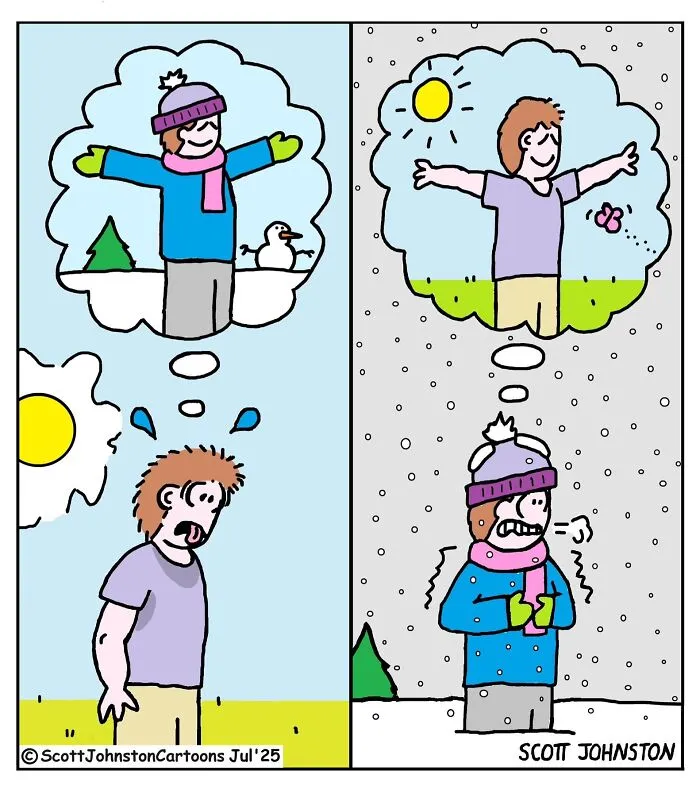 This Artist Creates One-Panel Comics With Jokes That Land Fast And Hit Hard (48 New Pics)