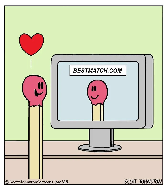 This Artist Creates One-Panel Comics With Jokes That Land Fast And Hit Hard (48 New Pics)
