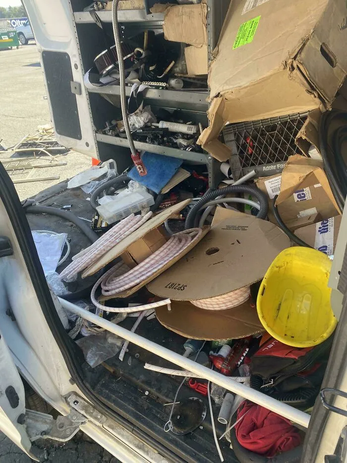 At The Time We Had To Share Vans. Am I Wrong For Telling My Boss I Would Not Be Driving This Around Until It Was Cleaned?