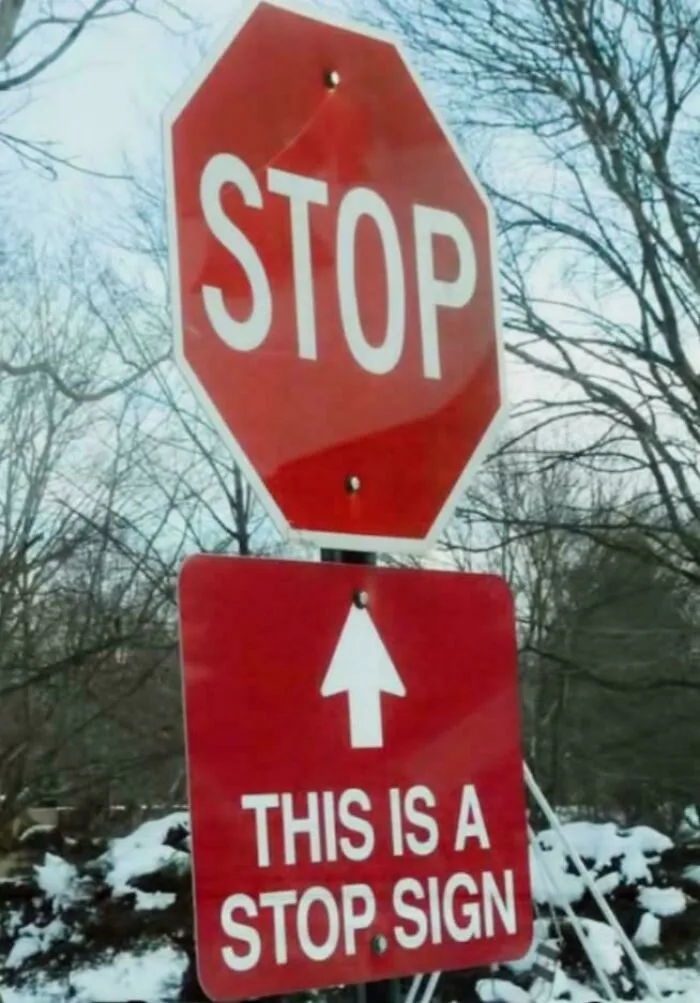 Esto es una señal de STOP