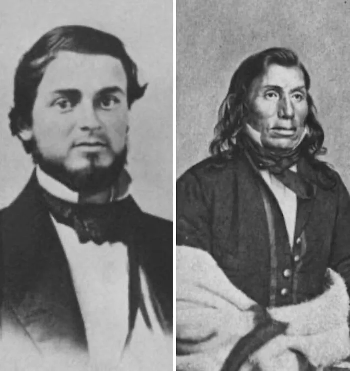 En 1862, Andrew Myrick se negó a vender comida a crédito al pueblo Dakota, que moría de hambre, durante una hambruna provocada por el hombre blanco, y supuestamente les dijo que podían comer hierba en su lugar.