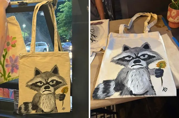 Tried Painting For The First Time In My Life At A Local Brewery Event. Was Told It Was Awesome. Felt Great