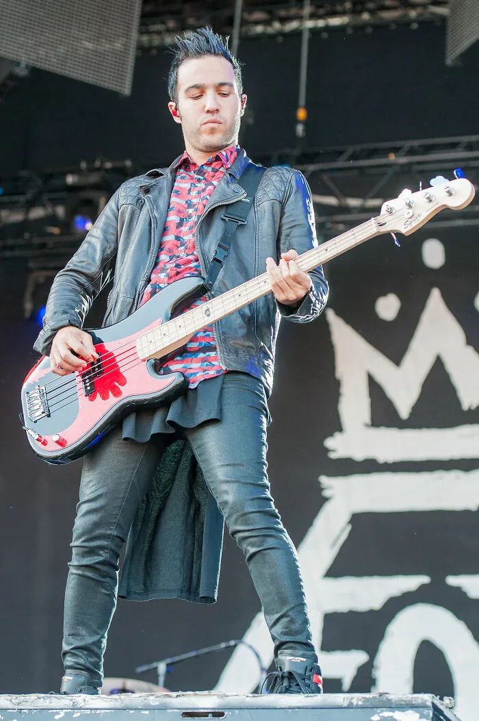 American Singer-Songwriter, Bass Player, Actor, and Fashion Designer Pete Wentz, 47