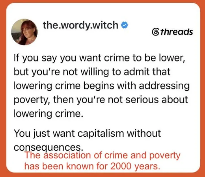 Combating Poverty Is The Best Way To Combat Crime