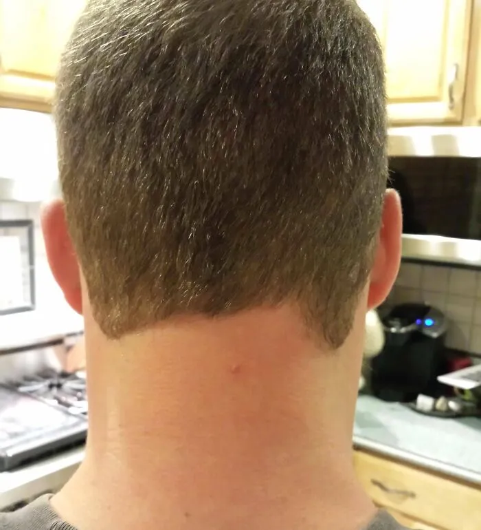 I Think My Barber Had A Few Cocktails Before Shaving My Neckline
