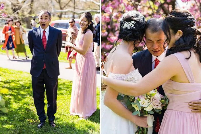 Just Got My Photos Back And Feeling So Soft Over My First Look Photos With My Father