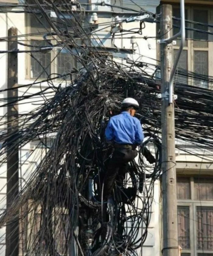 When You Open Up That 20 Year Old J Box With 3 Extension Rings