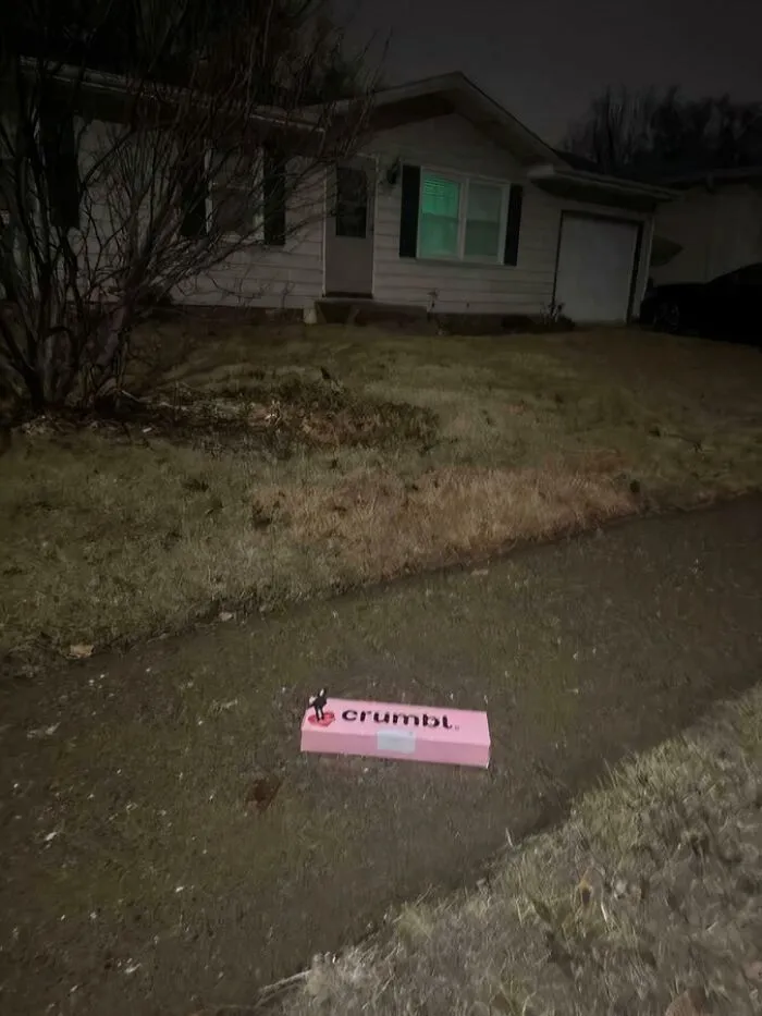Cookie Delivery Person Abandoned My Order On A Random Sidewalk I Don't Recognize