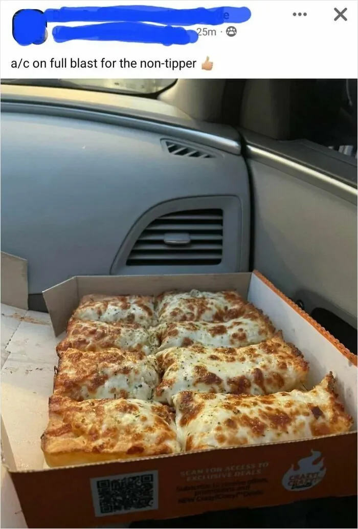 Delivery Driver Thinks It’s Ok To Make Their Food Cold Because They Didn’t Tip Them