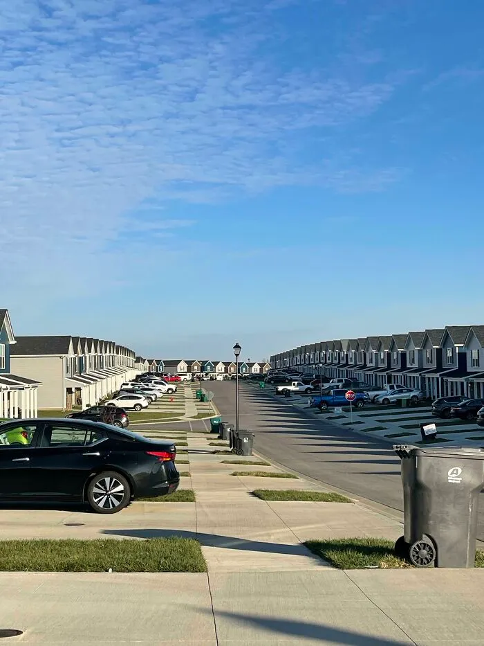 This Neighborhood Made Up Of Copy And Paste Homes