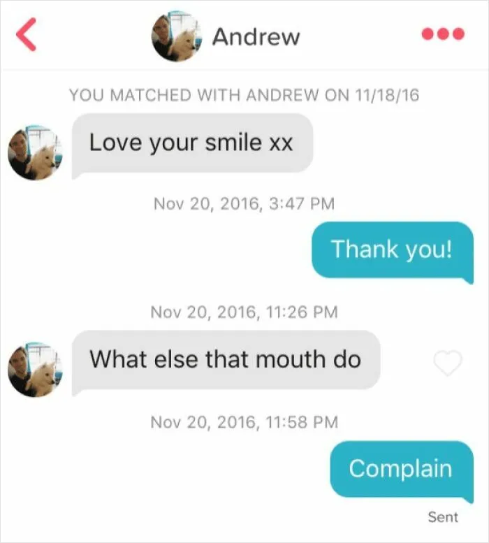 Complain