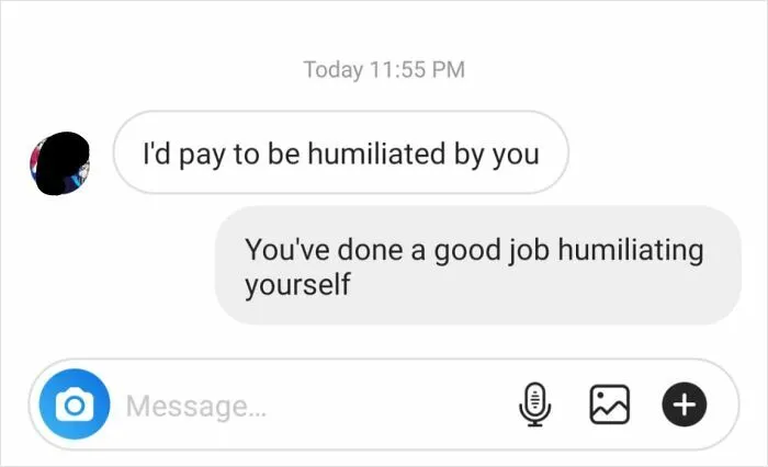 My First Instagram Solicitation