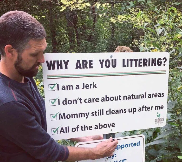 New Signs For The Hiking Trails