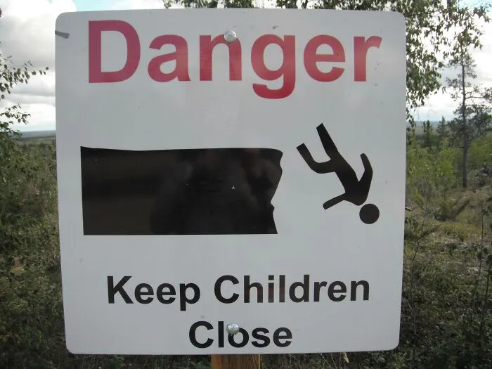 The Sign I Saw While Hiking Yesterday