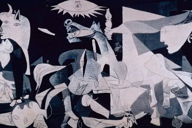 Pablo Picasso's Guernica artwork, a renowned painting one might choose to be an author of.