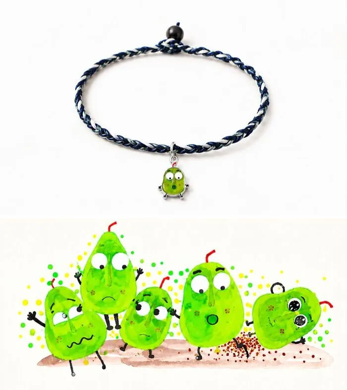 20 Children’s Drawings Turned Into Handcrafted Enamel Jewelry By Minttnim
