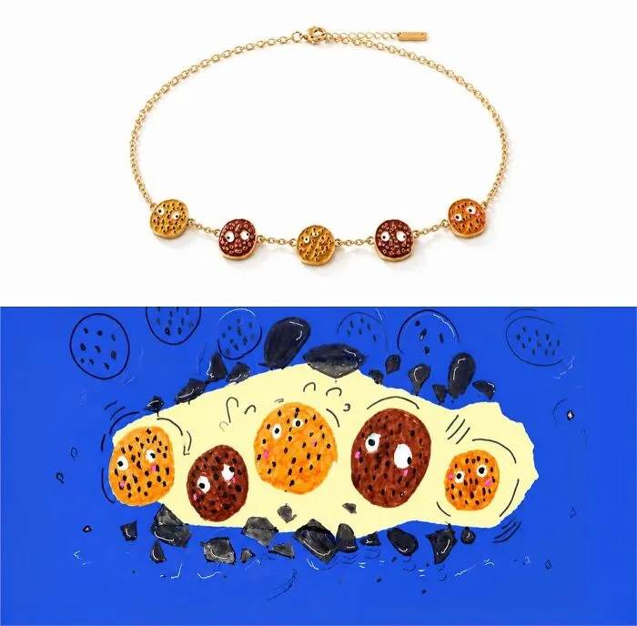 20 Children’s Drawings Turned Into Handcrafted Enamel Jewelry By Minttnim