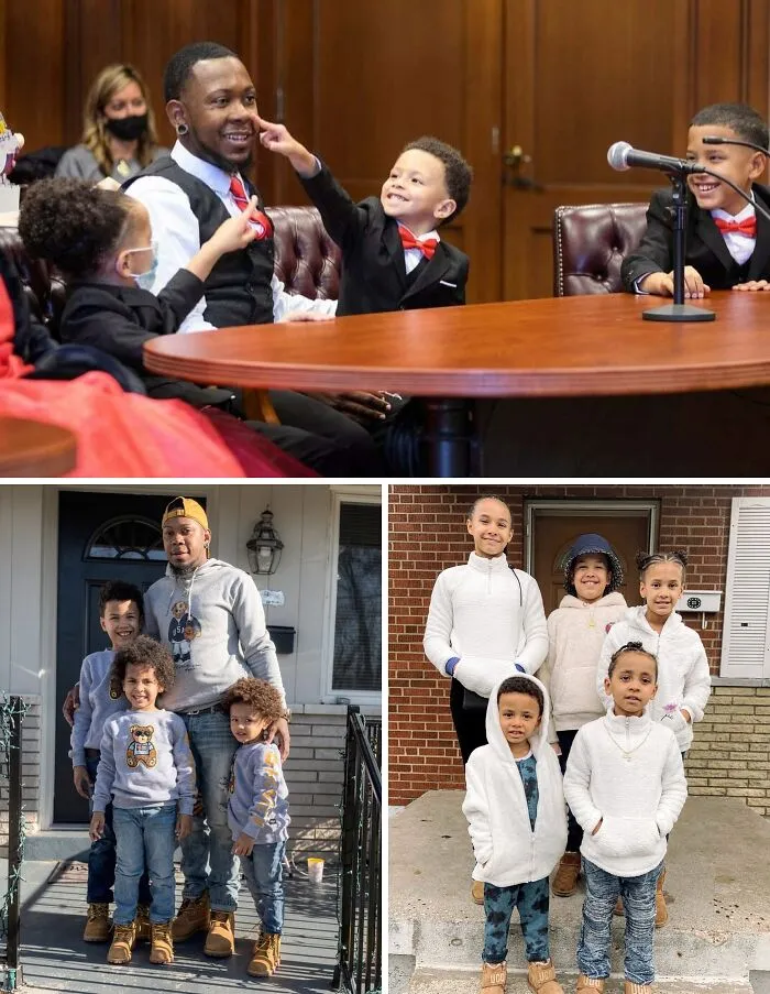 29-Year-Old Robert Carter Planned To Adopt One Child, But Chose All Five Siblings So They Could Stay Together