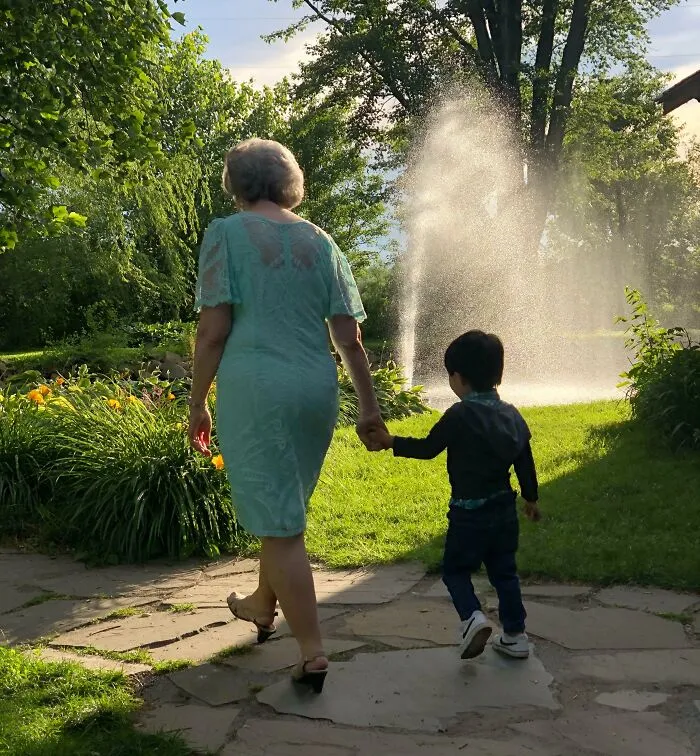 A Year Ago, We Adopted Our Autistic Son From Korea. At A Recent Wedding, He Spontaneously Took My Grandmother’s Hand And LED Her On A Walk