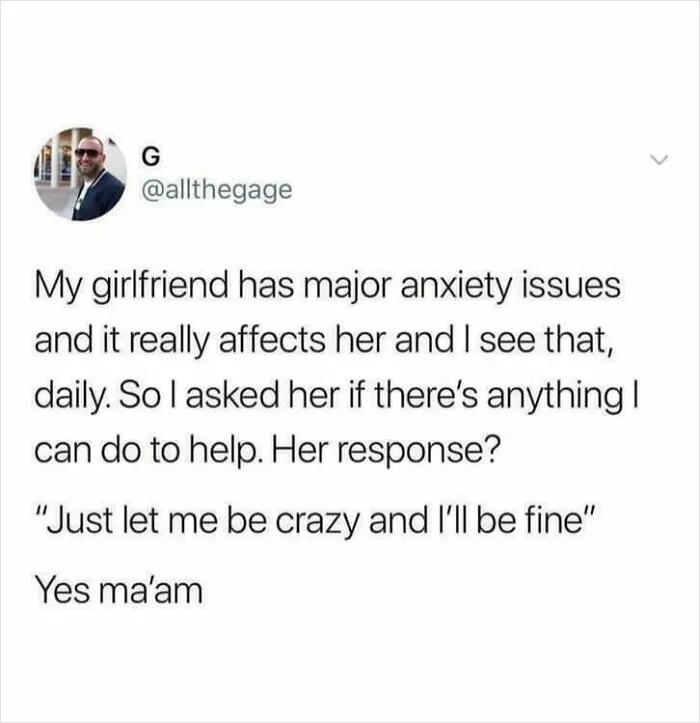 Just Let Me Be Crazy For A Minute