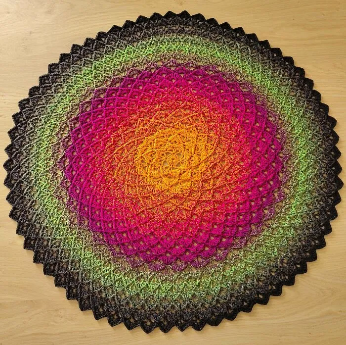 My Dahlia Bloom Is Now Blocked And Ready To Be Put On A Round Table That I Do Not Have