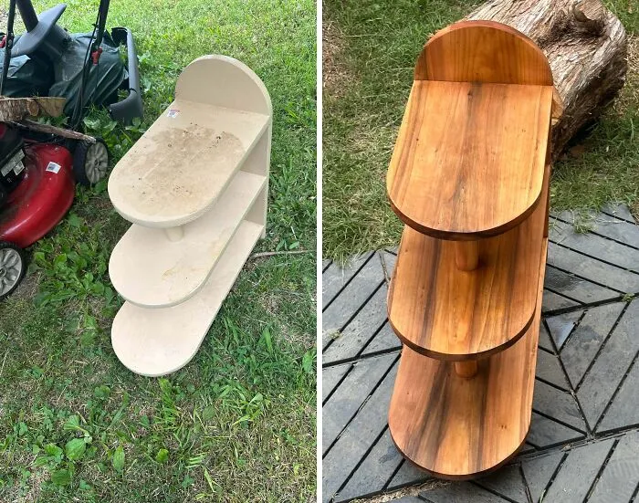 My First Ever Flip. Using As A Bedside Table